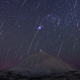 Las gemínidas sobre el Teide, en Tenerife, el 14 de diciembre de 2013